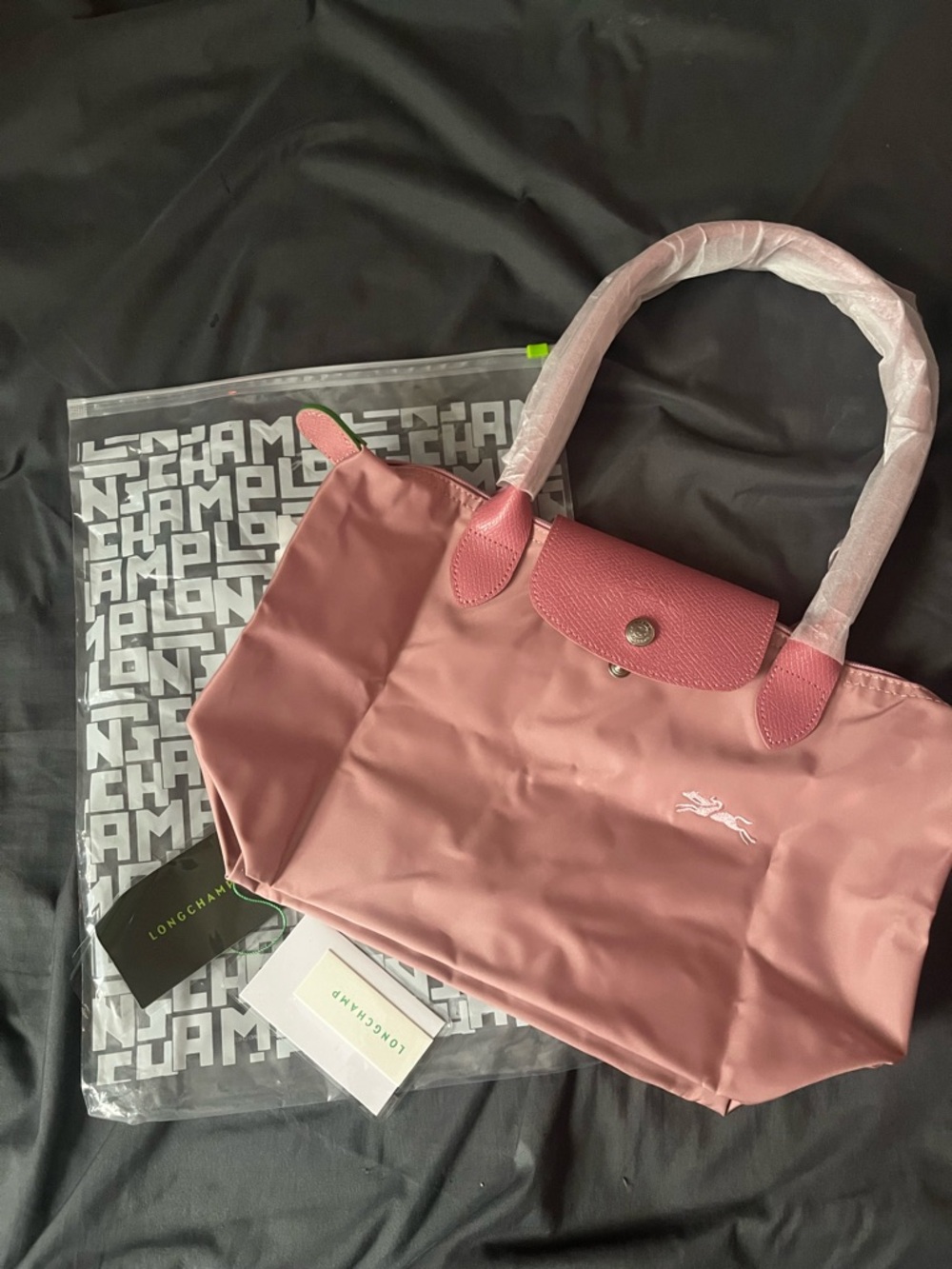 👛SALE TO 4/27! NWT Pink packable nylon champ bag medium size
